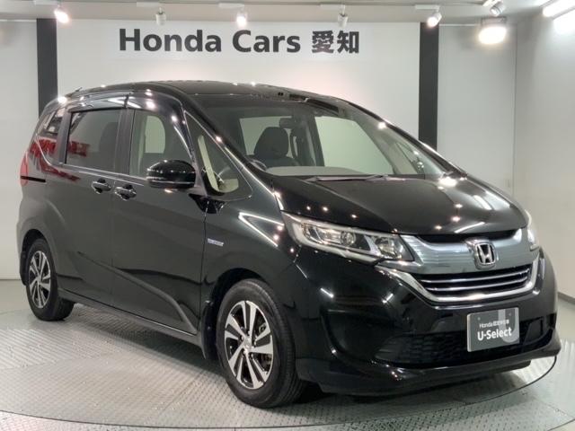 フリードハイブリッド ハイブリッド・ＥＸ　ＨｏｎｄａＳＥＮＳＩＮＧ１年保証　純正ナビ　両側電動ドア　禁煙車　整備手帳　　ＥＴＣ　純正ナビ（フルセグ　ＣＤ　ＤＶＤ　ＢＴオーディオ）Ｒカメラ　リアＴＶモニーター　シートヒーター　横滑り防止　アルミ（49枚目）