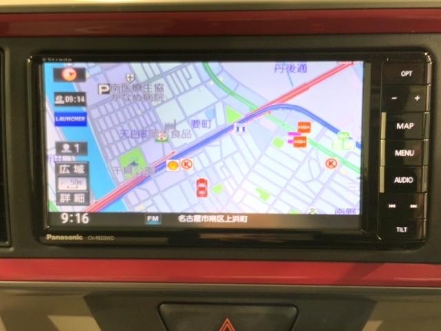 パッソ モーダS 1年保証 ナビ TV リヤカメラ BTオ-ディオ DVD フルセグ LEDヘッドライト オートエアコン スマ-トキー 整備記録簿 ETC 地デジ ベンチシート 衝突軽減ブレーキ(5枚目)