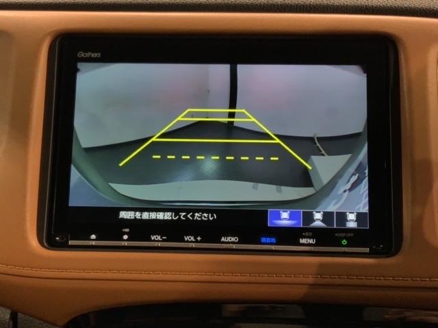 ヴェゼル ハイブリッドZ・ホンダセンシング 最長5年保証 8inchナビ VXM-197VFEi BTオーディオ ドラレコ ETC LEDライト シ-トヒ-タ- クルコン USB TV DVD サイドエアバッグ(7枚目)