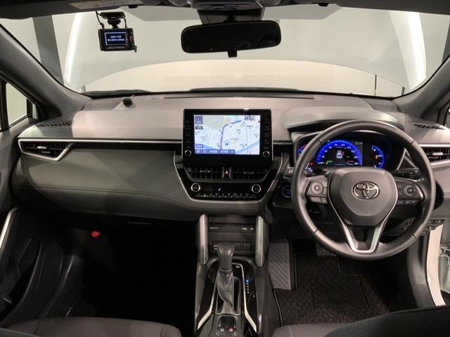 カローラクロス ハイブリッドS 最長5年保証 純正ナビ リヤカメラ BTオーディオ DVD 前後ドラレコ ETC2.0 LEDライト フォグライト 横滑り防止 スマ-トキ- パワーテールゲート サイドエアバッグ USB(8枚目)