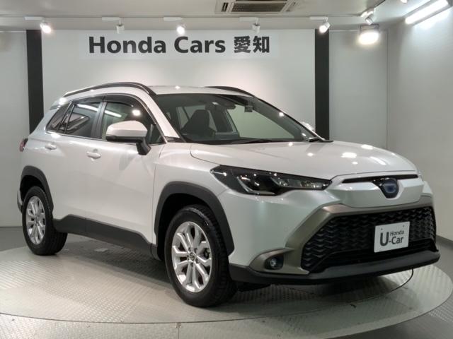 カローラクロス ハイブリッドS 最長5年保証 純正ナビ リヤカメラ BTオーディオ DVD 前後ドラレコ ETC2.0 LEDライト フォグライト 横滑り防止 スマ-トキ- パワーテールゲート サイドエアバッグ USB(47枚目)