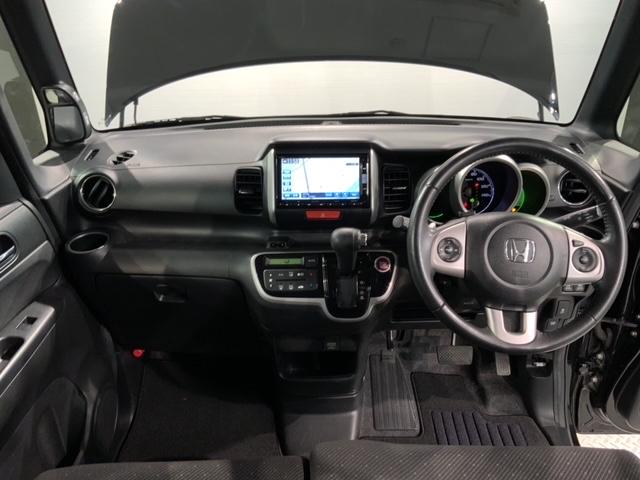 Ｎ－ＢＯＸ ＧターボＳＳパッケージ　いまコレ＋新品マット付　あんしんＰＫＧ　１年保証　ワンオ－ナ－　ナビＶＸＭ－１５２ＶＳｉ　ＴＶ　リヤカメラ　ＣＤ録音　ＢＴオ－ディオ　ＤＶＤ　ＨＩＤ　両側電動ドア　ＶＳＡ　クルコン　アルミ　スマ－トキ（9枚目）