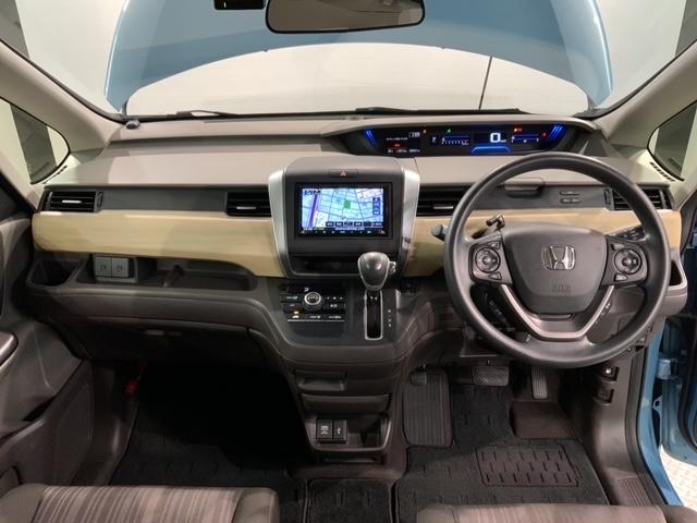 フリード G・ホンダセンシング 1年保証 ワンオーナー ナビ TV リヤカメラ BTオ-ディオ DVD 10.2inchリヤ席モニター ドラレコ ETC LEDライト VSA 両側電動ドア クルコン 盗難防止装置 整備記録簿(9枚目)