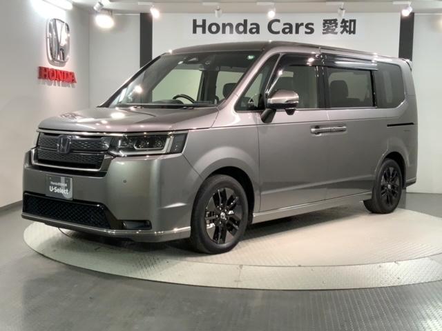 ステップワゴン e:HEVスパーダ 最長5年保証 ワンオーナー 8inchナビ LXM-232VFEi TV リヤカメラ BTオ-ディオ DVD ETC2.0 ドラレコ 8人乗 LEDライト 両側電動ドア シートヒーター USB(46枚目)