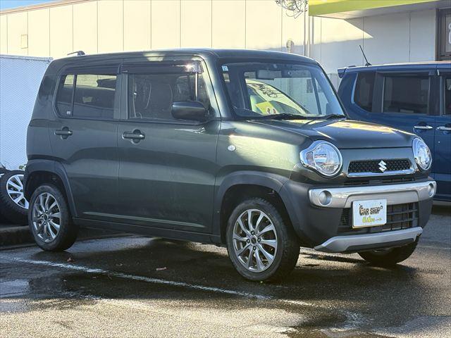 ハスラー Ｇ　５ＭＴ　４ＷＤ　キーレス　シートヒーター　社外オーディオ　ドラレコ　ＥＴＣ　電動格納ミラー　社外アルミホイール　スタッドレスタイヤ　ハロゲンヘッドライト　ＡＵＴＯエアコン（2枚目）