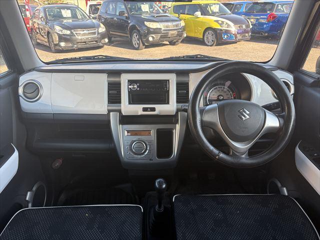 ハスラー Ｇ　５ＭＴ　４ＷＤ　キーレス　シートヒーター　社外オーディオ　ドラレコ　ＥＴＣ　電動格納ミラー　社外アルミホイール　スタッドレスタイヤ　ハロゲンヘッドライト　ＡＵＴＯエアコン（13枚目）