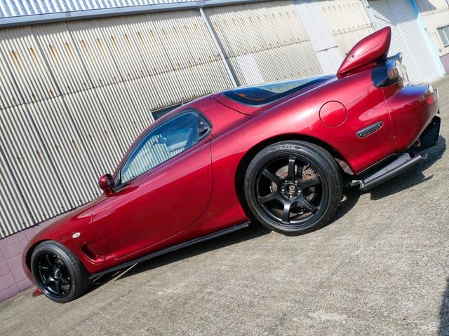 ＲＸ－７ タイプＲＢ　エンジンオーバーホール済み・パワーＦＣ・ＲＡＹＳグラムライツ１７インチＡＷ・柿本マフラー・Ｋ＆Ｎエアクリ・エアロボンネット・リアディフューザー・サイドスポイラー．フルタップ車高調（24枚目）