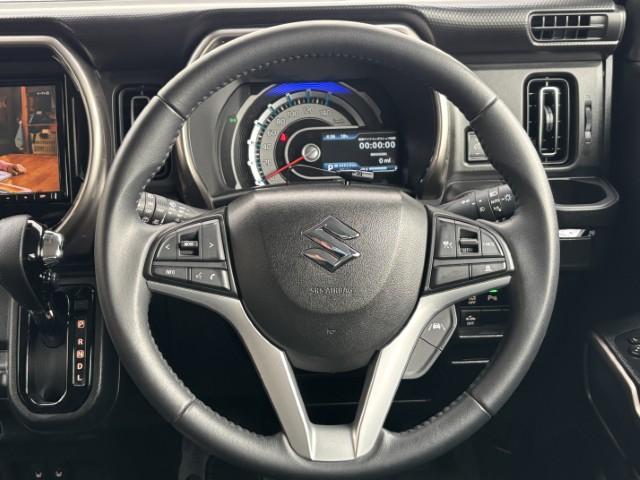 ハスラー ＪスタイルＩＩ　ツートン４ＷＤ／禁煙／８型ナビＴＶ／ＬＥＤ／衝突軽減ブレーキ／前席シートヒーター／クルーズコントロール／スマートキー／ＤＶＤ再生／イモビライザー（12枚目）