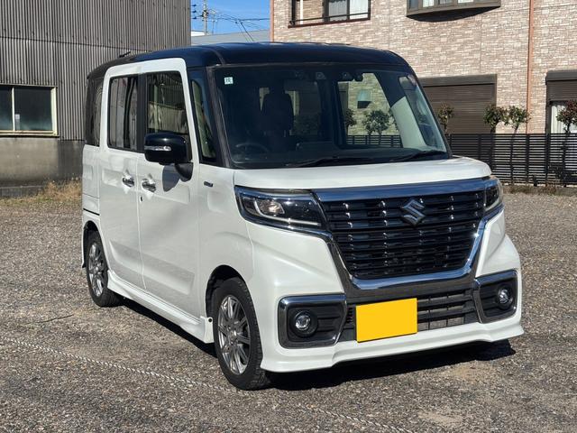 スペーシアカスタム ハイブリッドXS 9インチナビ 両側電動スライドドア フルセグ 全方位カメラ ETC シートヒーター LEDヘッド スマートキー クリアランスソナー DVD再生 Bluetooth ヘッドアップディスプレイ(3枚目)