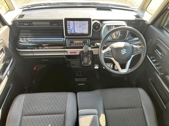 スペーシアカスタム ハイブリッドXS 9インチナビ 両側電動スライドドア フルセグ 全方位カメラ ETC シートヒーター LEDヘッド スマートキー クリアランスソナー DVD再生 Bluetooth ヘッドアップディスプレイ(9枚目)