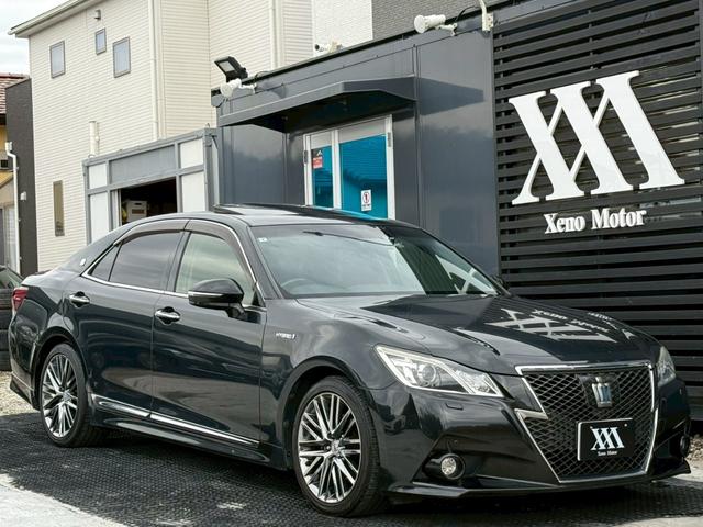 クラウンハイブリッド アスリートＧ　アドバンスドパッケージ　サンルーフ　黒革シート　Ｒ７．７トヨタ点検済み異常無　レーダークルーズコントロール　プレミアムサウンド　レーダークルーズコントロール　シートベンチレージョン　クリソナ　エンスタ（75枚目）