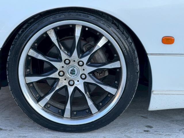 アリスト S300 生誕10周年記念特別仕様車 禁煙車 サンルーフ 黒革シート ウッドコンビハンドル RSR車高調 社外19インチアルミ パワーシート シートヒーター アリーナホーン クルーズコントロール パドルシフト JBLサウンド ETC(28枚目)