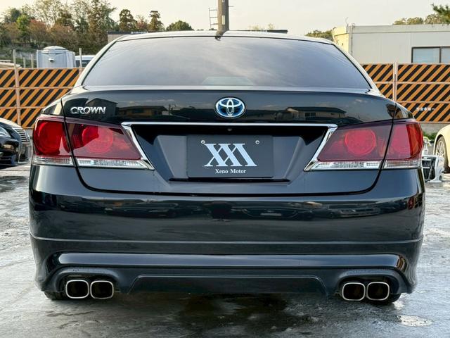 クラウンハイブリッド アスリートS ブラックスタイル 禁煙車 サンルーフ TRDエアロF モデリスタ4本出しマフラー 純正18インチスパッタリングアルミ メーカー純正ナビ フルセグTV シートヒーター バックモニター Bluetooth パワーシート(24枚目)