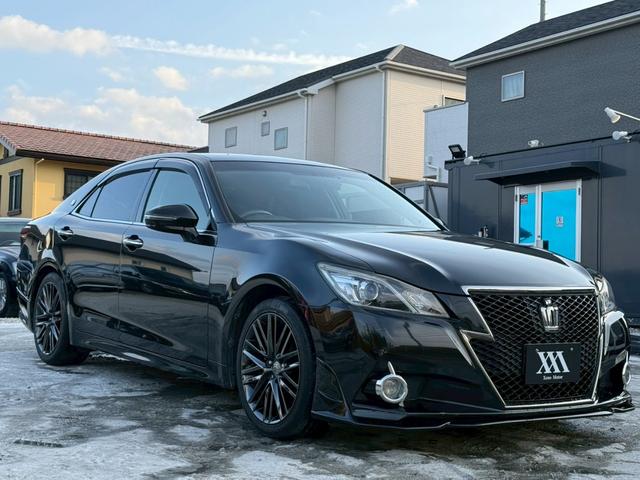 クラウンハイブリッド アスリートS ブラックスタイル 禁煙車 サンルーフ TRDエアロF モデリスタ4本出しマフラー 純正18インチスパッタリングアルミ メーカー純正ナビ フルセグTV シートヒーター バックモニター Bluetooth パワーシート(26枚目)