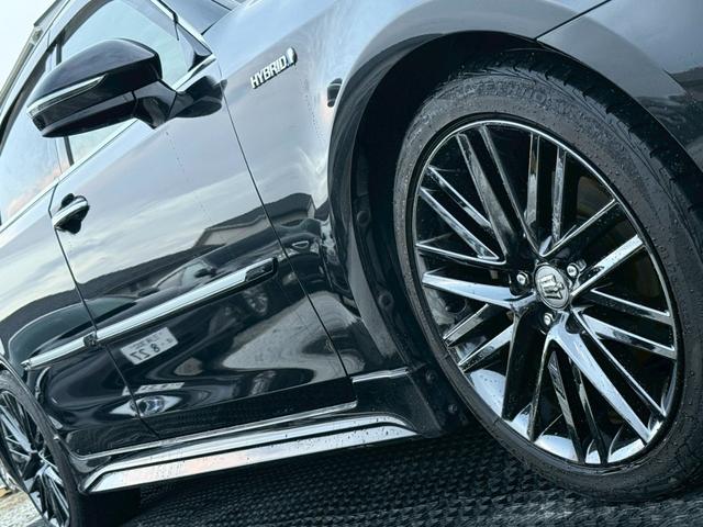 クラウンハイブリッド アスリートS ブラックスタイル 禁煙車 サンルーフ 黒赤コンビレザーシート モデリスタフルエアロ モデリスタ4本出しマフラー 純正18インチスパッタリングアルミ メーカー純正ナビ クリアランスソナー フルセグTV アラウンドビュー(24枚目)