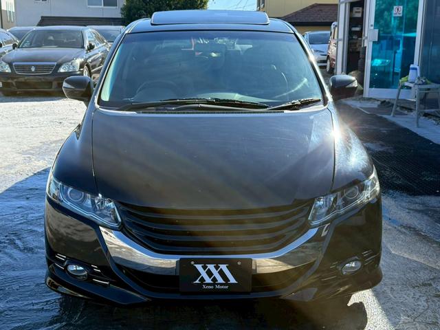 オデッセイ アブソルート　サンルーフ　ＲＳＲ車高調　社外テール　マフラーエンド　アラウンドビューモニター　パワーシート　クルーズコントロール　黒革ハーフレザーシート　パドルシフト　スマートキー　純正１８インチアルミ　ＥＴＣ（21枚目）