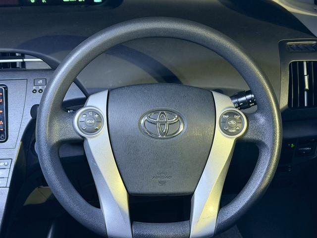 プリウス S 禁煙車 ブリッツ車高調 社外17インチアルミ ヘッドライトインナーブラック 後期テールブラックアウト エアコンパネルLED打ち込み ディーラー純正ナビ バックモニターフルセグTV スマートキー ETC(39枚目)