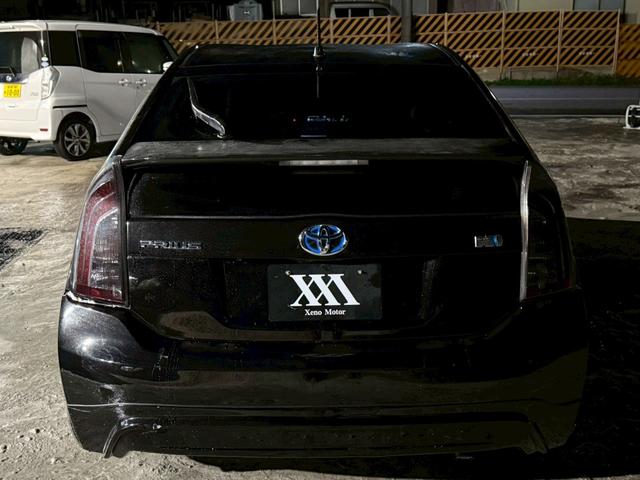 プリウス S 禁煙車 ブリッツ車高調 社外17インチアルミ ヘッドライトインナーブラック 後期テールブラックアウト エアコンパネルLED打ち込み ディーラー純正ナビ バックモニターフルセグTV スマートキー ETC(69枚目)