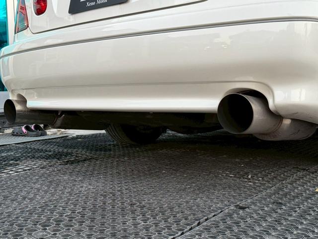 アリスト V300ベルテックスエディション 禁煙車 タイミングベルト交換済 サンルーフ 黒革シート フルエアロ HKS車高調 ブリッツマフラー クスコタワーバー ターボタイマー イカリングヘッド LEDテール 16インチメッキアルミ 純正ナビ(67枚目)