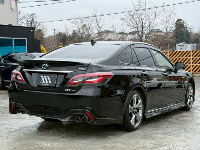 クラウンハイブリッド ＲＳアドバンス　Ｆｏｕｒ　禁煙車　サンルーフ　黒革シート　四駆モデル　純正エアロ　４本出しマフラー　シートベンチレーション　レーダークルーズ　メーカー純正ナビ　アラウンドビューモニターフルセグＴＶ　Ｂｌｕｅｔｏｏｔｈ　Ｐシート（25枚目）