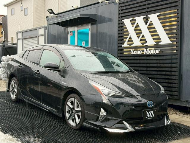 プリウス Ａプレミアム　ツーリングセレクション　禁煙車　フルエアロ　ＴＲＤ１８インチアルミ　黒革シート　レーダークルーズコントロール　ヘッドアップディスプレイ　ブラインドスポットアシスト　シートヒーター　パワーシート　オートマチックハイビーム（71枚目）
