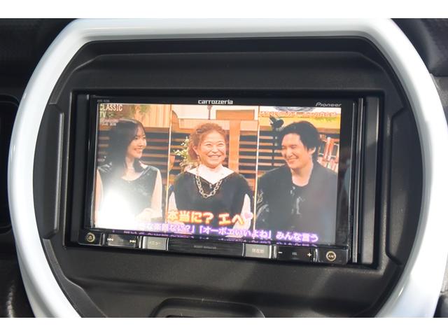 ハスラー ハイブリッドG 禁煙車 4WD 社外ナビ フルセグTV シートヒーター アイドリングストップ プッシュスタート フロアマット サイドバイザー(3枚目)