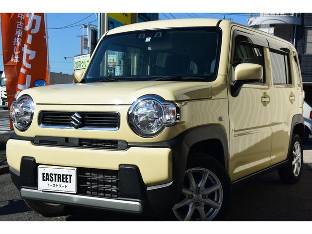 ハスラー ハイブリッドG 禁煙車 4WD 社外ナビ フルセグTV シートヒーター アイドリングストップ プッシュスタート フロアマット サイドバイザー(5枚目)