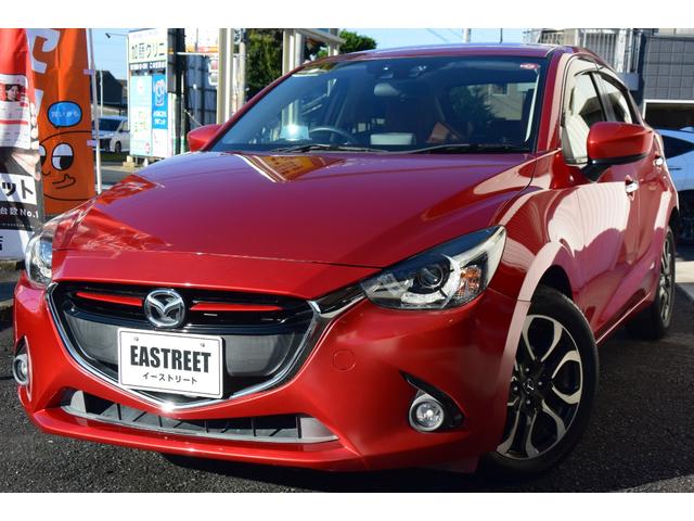 デミオ ＸＤツーリング　禁煙車　純正ナビ　バックカメラ　フルセグＴＶ　ＬＥＤヘッドライト　クルーズコントロール　ＤＶＤ再生　パドルシフト　ブラウンシートカバー　プッシュスタート　フロアマット　サイドバイザー　純正１６ＡＷ（5枚目）