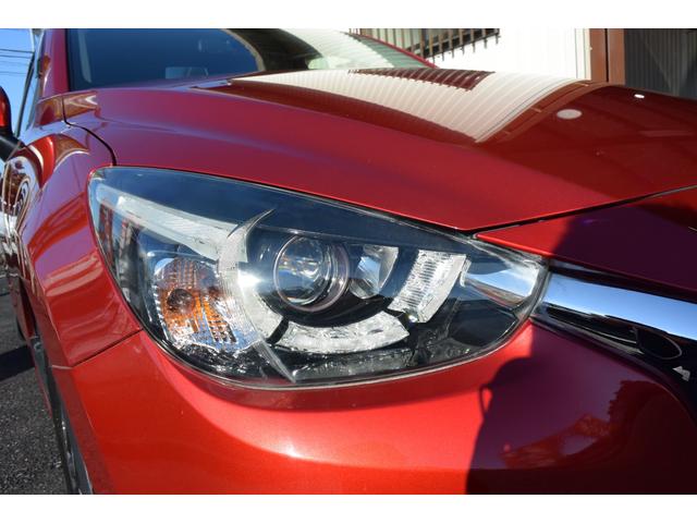 デミオ ＸＤツーリング　禁煙車　純正ナビ　バックカメラ　フルセグＴＶ　ＬＥＤヘッドライト　クルーズコントロール　ＤＶＤ再生　パドルシフト　ブラウンシートカバー　プッシュスタート　フロアマット　サイドバイザー　純正１６ＡＷ（23枚目）