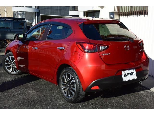 デミオ ＸＤツーリング　禁煙車　純正ナビ　バックカメラ　フルセグＴＶ　ＬＥＤヘッドライト　クルーズコントロール　ＤＶＤ再生　パドルシフト　ブラウンシートカバー　プッシュスタート　フロアマット　サイドバイザー　純正１６ＡＷ（37枚目）