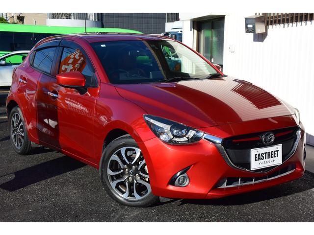 デミオ ＸＤツーリング　禁煙車　純正ナビ　バックカメラ　フルセグＴＶ　ＬＥＤヘッドライト　クルーズコントロール　ＤＶＤ再生　パドルシフト　ブラウンシートカバー　プッシュスタート　フロアマット　サイドバイザー　純正１６ＡＷ（40枚目）