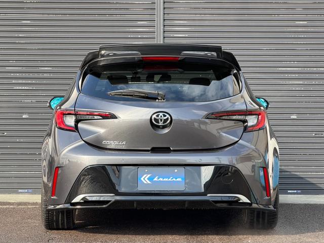 カローラスポーツ Ｇ　Ｚ　ＫＵＨＬ　ＫＲＵＩＳＥエアロキット／ＶＥＲＺ１９インチホイール／純正１０．５インチディスプレイオーディオナビ／ビルトインＥＴＣ／前後ドライブレコーダー／ＲＳＲ　Ｔｉ２０００ダウンサス／禁煙車（9枚目）