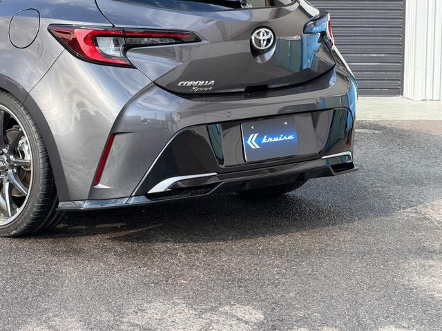 カローラスポーツ Ｇ　Ｚ　ＫＵＨＬ　ＫＲＵＩＳＥエアロキット／ＶＥＲＺ１９インチホイール／純正１０．５インチディスプレイオーディオナビ／ビルトインＥＴＣ／前後ドライブレコーダー／ＲＳＲ　Ｔｉ２０００ダウンサス／禁煙車（15枚目）