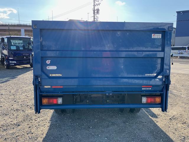 ダイナトラック セミロング　積載３．５トン　パワーゲート付ヒラ　準中型免許対応　荷台内法長３４４．５幅２０８．５高３８０　ナビＴＶ　ＥＴＣ　衝突軽減　車線逸脱警報　バックモニター（7枚目）