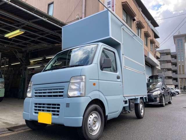 キャリイトラック 　６６０　ＫＣエアコン・パワステ　３方開　移動販売車　キッチンカー　フードトラック（46枚目）