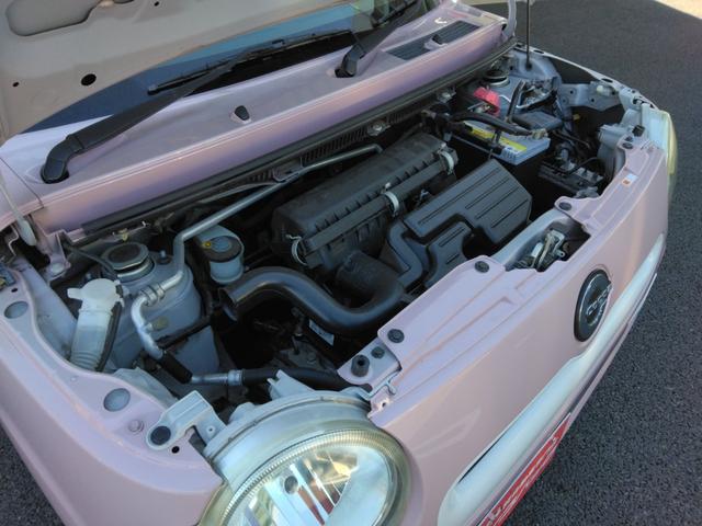 ミラココア ココアＸ　ツートン／禁煙／ナビＴＶ／後期／スマートキー／ＤＶＤ再生／イモビライザー／オートエアコン／アイドリングストップ／電動格納ミラー（17枚目）