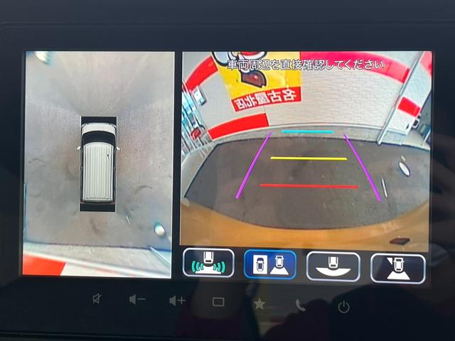 スペーシア ハイブリッドX ツートン/両側電動スライド/禁煙/9型ナビTV/Bluetooth/LED/全周囲カメラ/ドライブレコーダー/衝突軽減ブレーキ(19枚目)