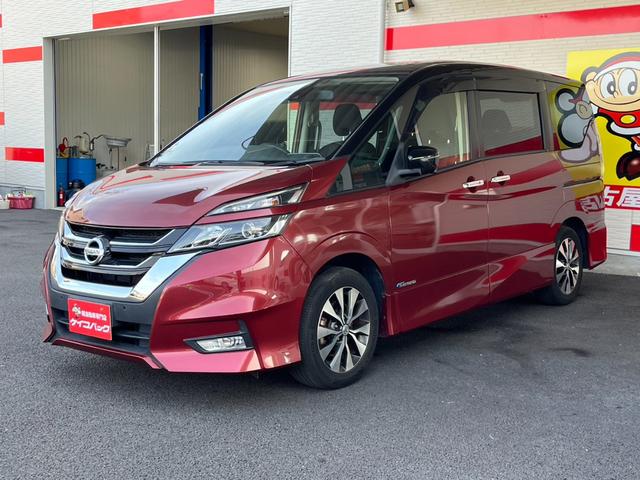 セレナ ハイウェイスター　Ｖセレクション　ツートン／両側電動スライド／フリップモニタ／９型ナビＴＶ／Ｂｌｕｅｔｏｏｔｈ／１オーナ／ＬＥＤ／全周囲カメラ／ドライブレコーダー／ＥＴＣ／衝突軽減ブレーキ／３列８人乗／（23枚目）