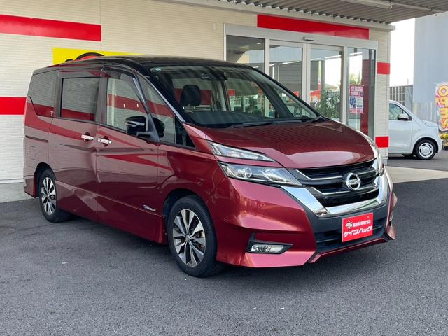 セレナ ハイウェイスター　Ｖセレクション　ツートン／両側電動スライド／フリップモニタ／９型ナビＴＶ／Ｂｌｕｅｔｏｏｔｈ／１オーナ／ＬＥＤ／全周囲カメラ／ドライブレコーダー／ＥＴＣ／衝突軽減ブレーキ／３列８人乗／（25枚目）