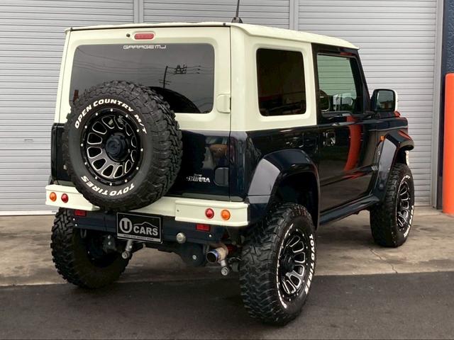 ジムニーシエラ ＪＣ　９インチナビ　４ＷＤ　車高調　ＤＡＭＰエアロ　フルセグＴＶ　ＣＤ　ＤＶＤ再生可　ＬＥＤ　ＥＴＣ　プッシュスタート　セーフティサポート　ヒルディセントコントロール　１６インチアルミ（2枚目）