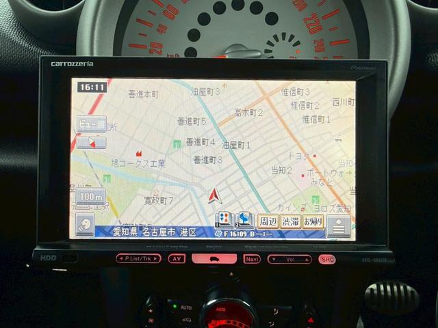 MINI クーパーS クロスオーバー カロッツェリアHDDナビ OZアルミ ブリザックタイヤ CD ETC ターボ プッシュスタート スマートキー アクティブヘッドライト ルーフレール 17インチアルミホイール(18枚目)