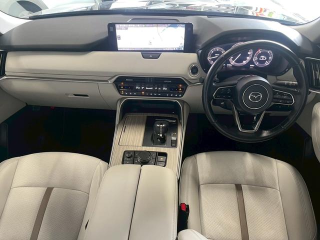 CX-60 XD エクスクルーシブモード 純正ナビ 360°ビューモニター ETC BOSE 電動パーキング パワーシート パワーバックゲート シートヒーター クルコン アイ・アクティブセンス 車線逸脱防止警報 前後ドラレコ(5枚目)