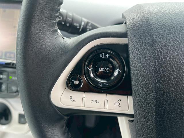 プリウス Aツーリングセレクション 純正9インチナビ フルセグTV CD DVD Bluetooth バックカメラ ETC トヨタセーフティセンス 車線逸脱警報 ヒルディセントコントロール パーキングアシスト 純正17インチアルミ(19枚目)