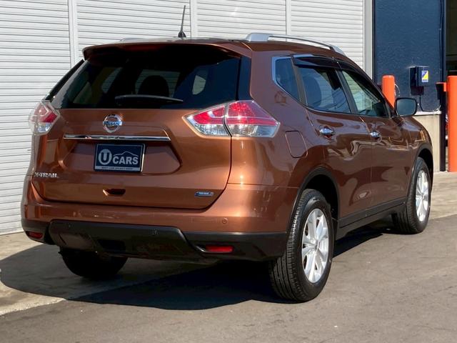 エクストレイル 20X エマージェンシーブレーキパッケージ 純正ナビ フルセグTV CD DVD Blu-ray Bluetooth バックカメラ ETC 合革シート シートヒーター 純正17インチアルミ エマージェンシーブレーキ プッシュスタート LED(2枚目)