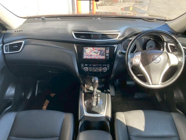 エクストレイル 20X エマージェンシーブレーキパッケージ 純正ナビ フルセグTV CD DVD Blu-ray Bluetooth バックカメラ ETC 合革シート シートヒーター 純正17インチアルミ エマージェンシーブレーキ プッシュスタート LED(5枚目)