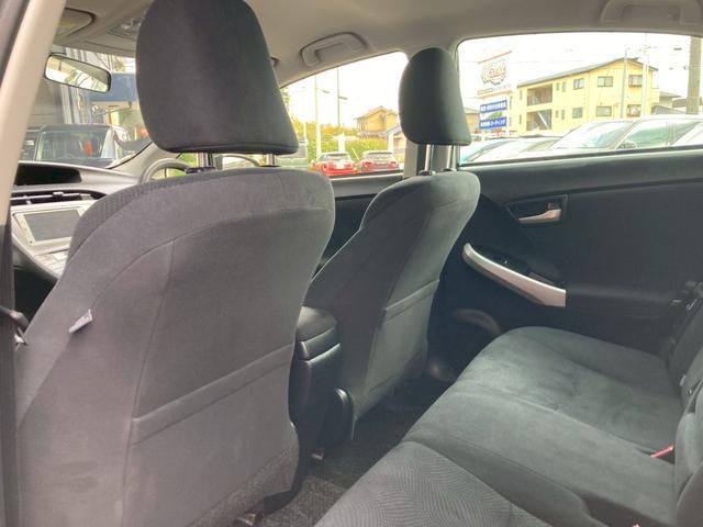 プリウス S 純正ナビ ワンセグTV Bluetooth ETC バックカメラ プッシュスタート スペアキー有 純正15インチアルミ オートライト(10枚目)