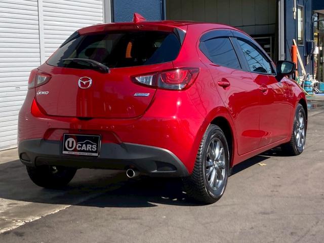 デミオ 13Sツーリング Lパッケージ 純正ナビ CD DVD Bluetooth ETC バックカメラ クルコン 純正15インチアルミ スマートシティブレーキアシスト 車線逸脱防止警報 シートヒーター アイドリングストップ(2枚目)