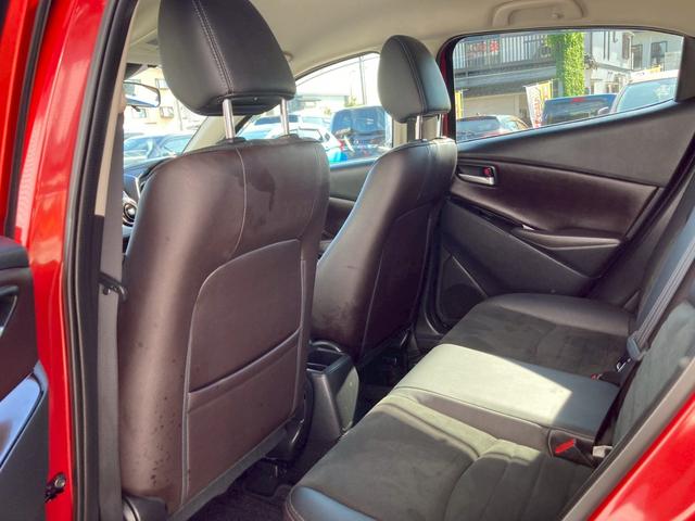 デミオ 13Sツーリング Lパッケージ 純正ナビ CD DVD Bluetooth ETC バックカメラ クルコン 純正15インチアルミ スマートシティブレーキアシスト 車線逸脱防止警報 シートヒーター アイドリングストップ(12枚目)