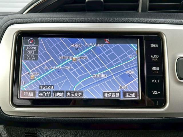ヴィッツ U 純正ナビ フルセグTV ETC Bluetooth バックカメラ CD DVD セーフティセンス プッシュスタート スペアキー有 前後ドラレコ(12枚目)