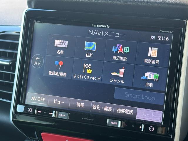 Ｎ－ＢＯＸカスタム Ｇ・Ｌパッケージ　社外ナビ／リアカメラ　／スマートキー　／両側電動スライドドア／ＥＴＣ／オートエアコン／純正１５インチアルミ／ＨＩＤヘッドライト（オートライト機能付）／（8枚目）
